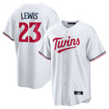 tocy M.Twins #23 Royce Lewis Player White Home Game Stitched Jerseys