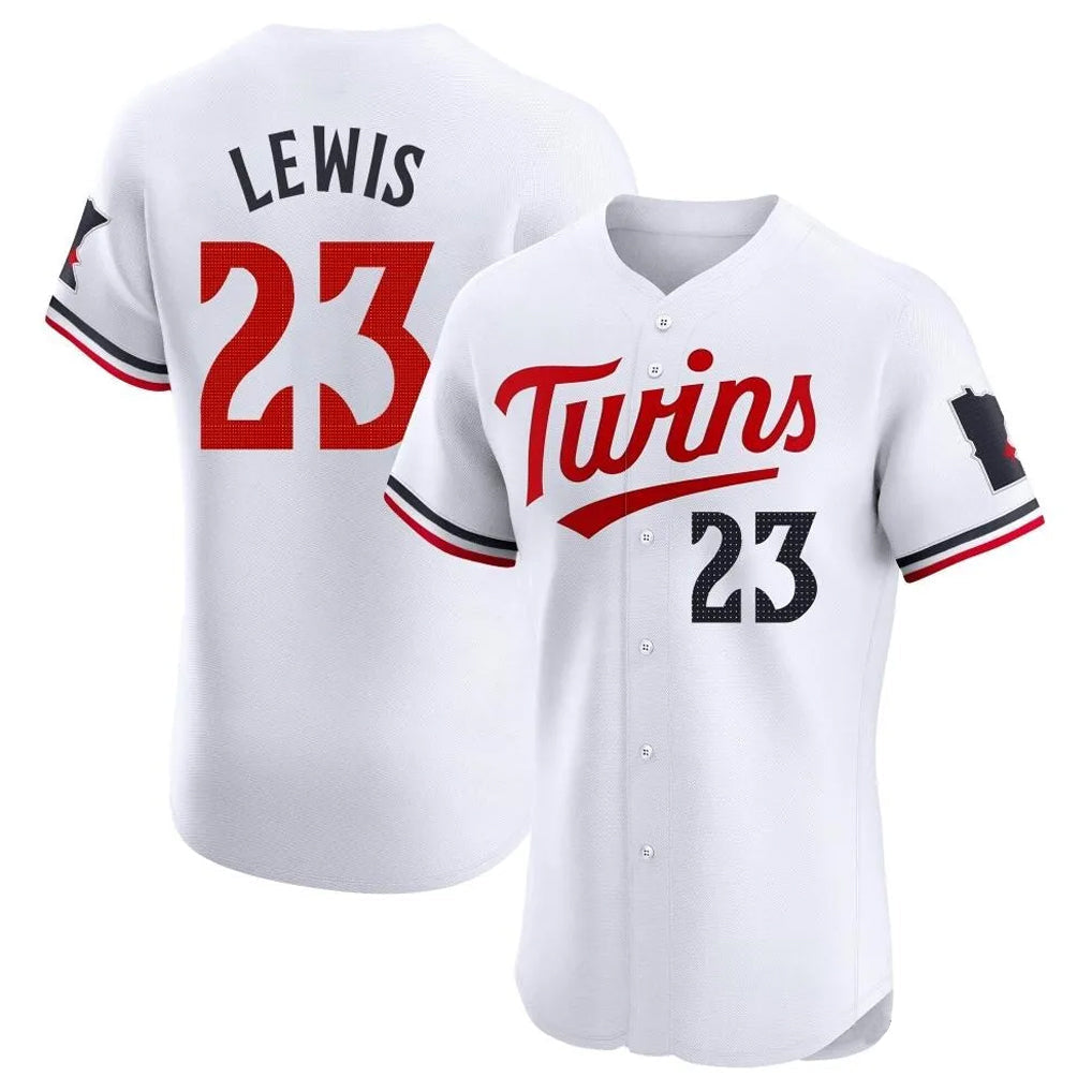 tocy M.Twins #23 Royce Lewis Player White Home Limited Elite Stitched Jerseys