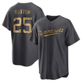 tocy M.Twins #25 Byron Buxton Player Charcoal All-Star Game Home Stitched Jerseys