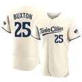 tocy M.Twins #25 Byron Buxton Player Cream Home Limited Elite Stitched Jerseys