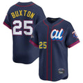 tocy M.Twins #25 Byron Buxton Player Navy All-star Game Limited Home Stitched Jerseys