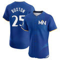 tocy M.Twins #25 Byron Buxton Player Royal City Connect Limited Elite Home Stitched Jerseys