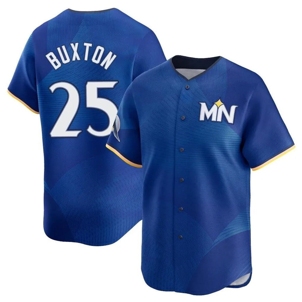 tocy M.Twins #25 Byron Buxton Player Royal City Connect Limited Home Stitched Jerseys