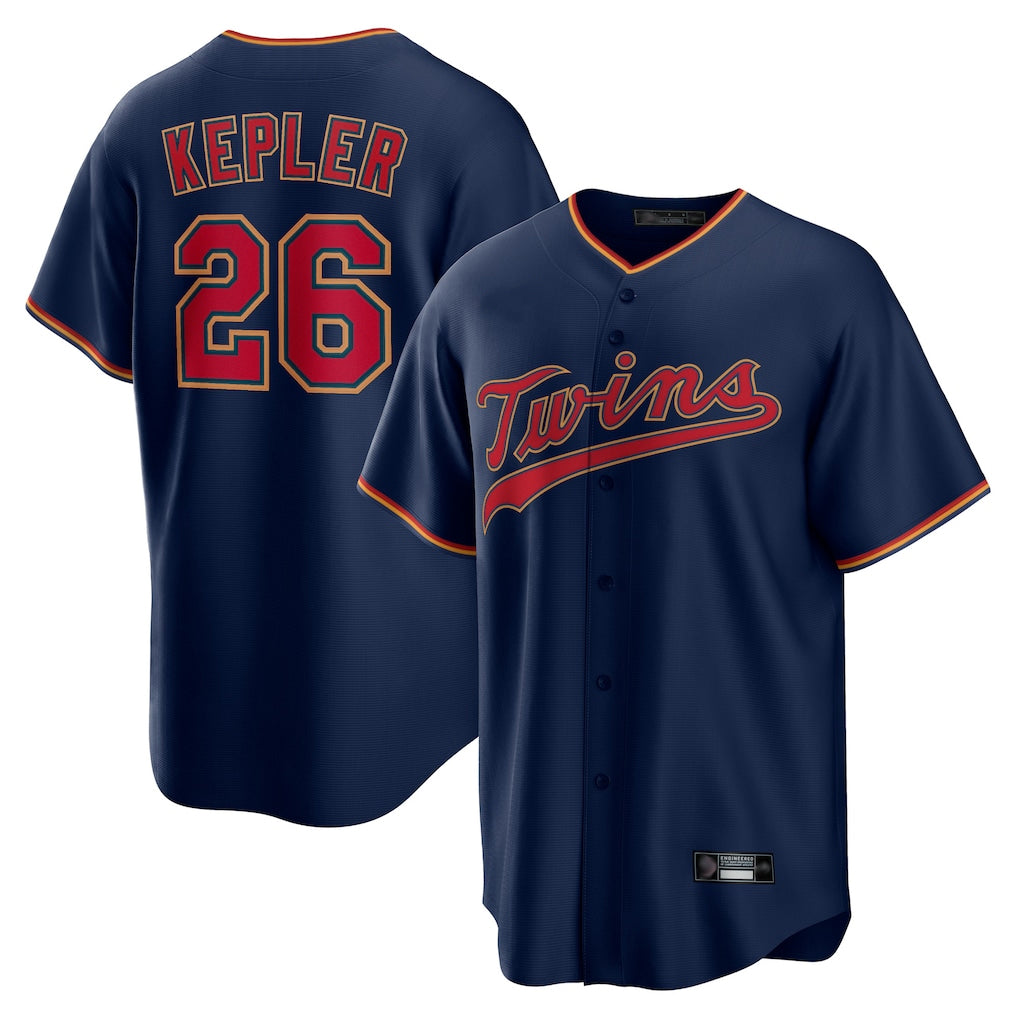 tocy M.Twins #26 Max Kepler Player Navy Home Limited Game Stitched Jerseys