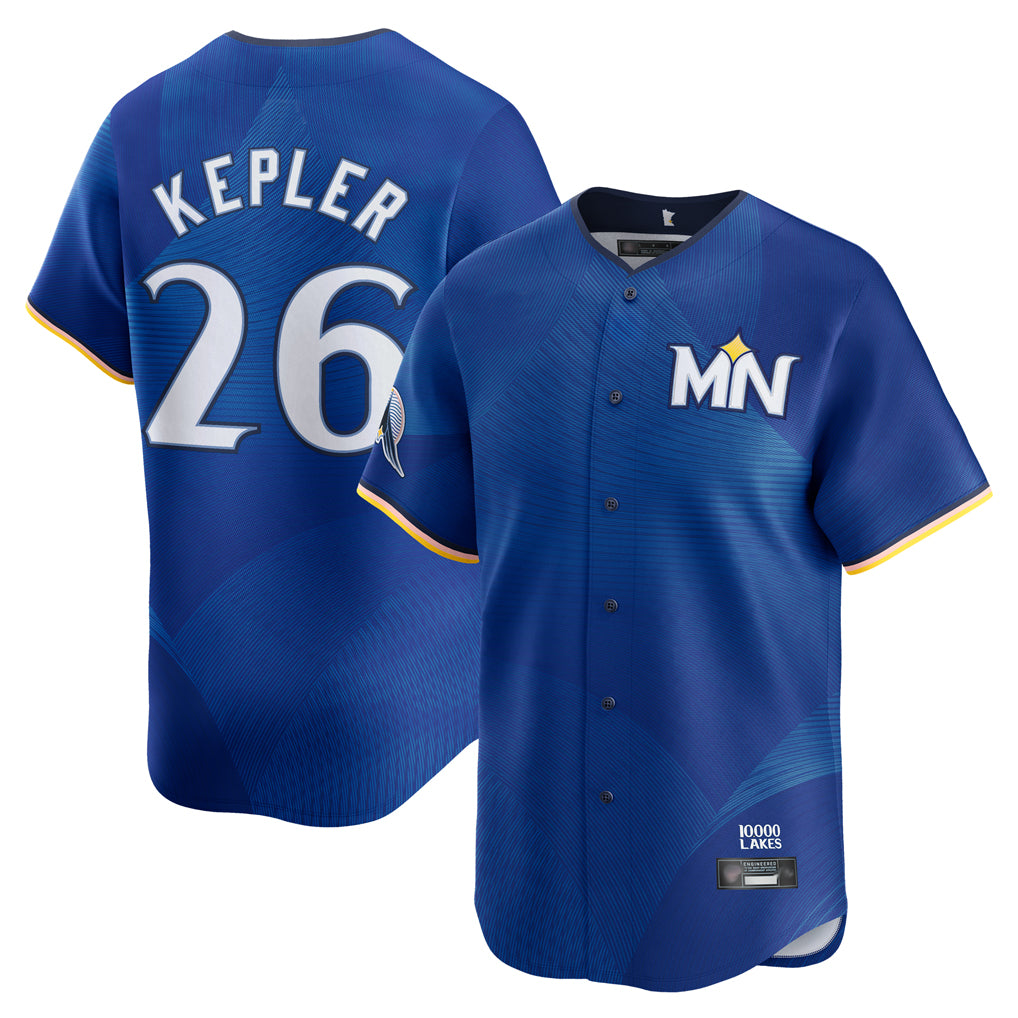 tocy M.Twins #26 Max Kepler Player Royal City Connect Limited Home Stitched Jerseys
