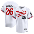 tocy M.Twins #26 Max Kepler Player White Home Limited Stitched Jerseys