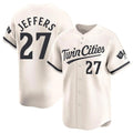 tocy M.Twins #27 Ryan Jeffers Player Cream Home Limited Stitched Jerseys