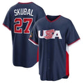 tocy M.Twins #27 Ryan Jeffers Player Navy USA 2026 World Classic Limited Home Stitched Jerseys