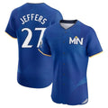 tocy M.Twins #27 Ryan Jeffers Player Royal City Connect Limited Elite Home Stitched Jerseys
