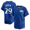 tocy M.Twins #29 Rod Carew Player Royal City Connect Limited Home Stitched Jerseys
