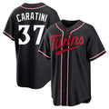 tocy M.Twins #37 Victor Caratini Player Black Fashion Out Home Limited Stitched Jerseys