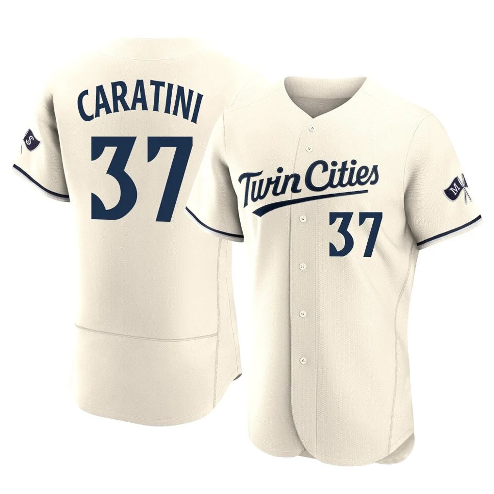 tocy M.Twins #37 Victor Caratini Player Cream Home Limited Elite Stitched Jerseys