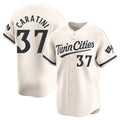 tocy M.Twins #37 Victor Caratini Player Cream Home Limited Stitched Jerseys