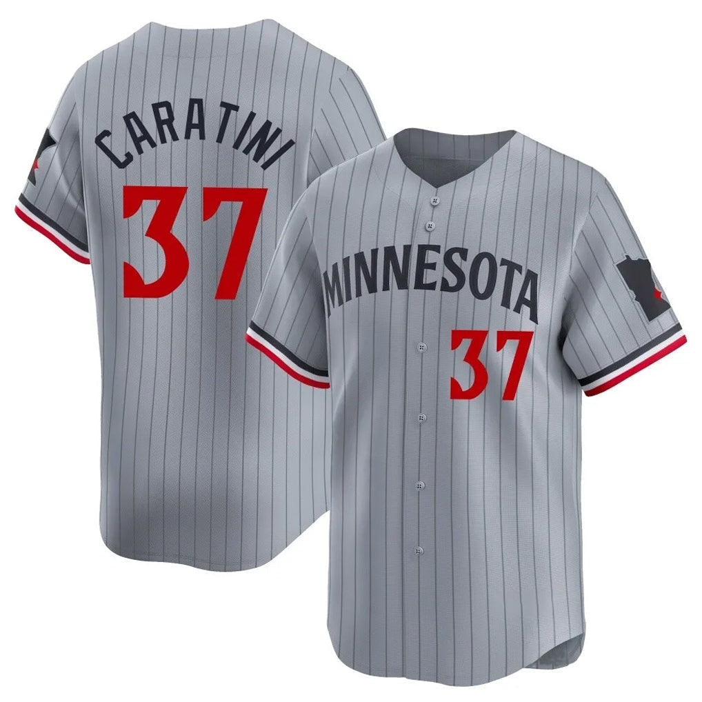 tocy M.Twins #37 Victor Caratini Player Gray Home Limited Stitched Jerseys
