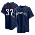 tocy M.Twins #37 Victor Caratini Player Navy Replica Alternate Home Stitched Jerseys