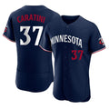 tocy M.Twins #37 Victor Caratini Player Navy Replica Home Limited Elite Stitched Jerseys