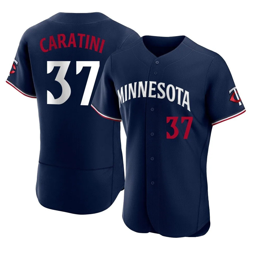 tocy M.Twins #37 Victor Caratini Player Navy Replica Home Limited Elite Stitched Jerseys