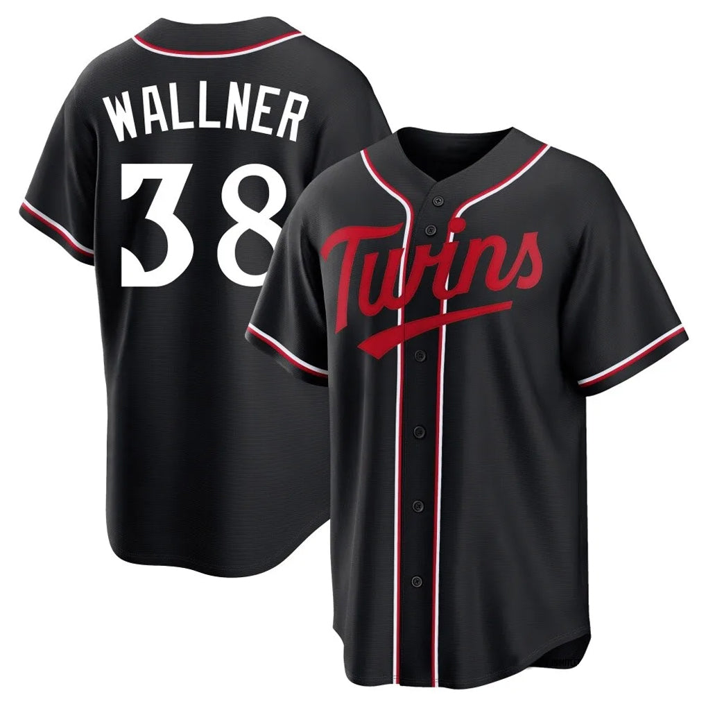 tocy M.Twins #38 Matt Wallner Player Black Fashion Out Home Limited Stitched Jerseys