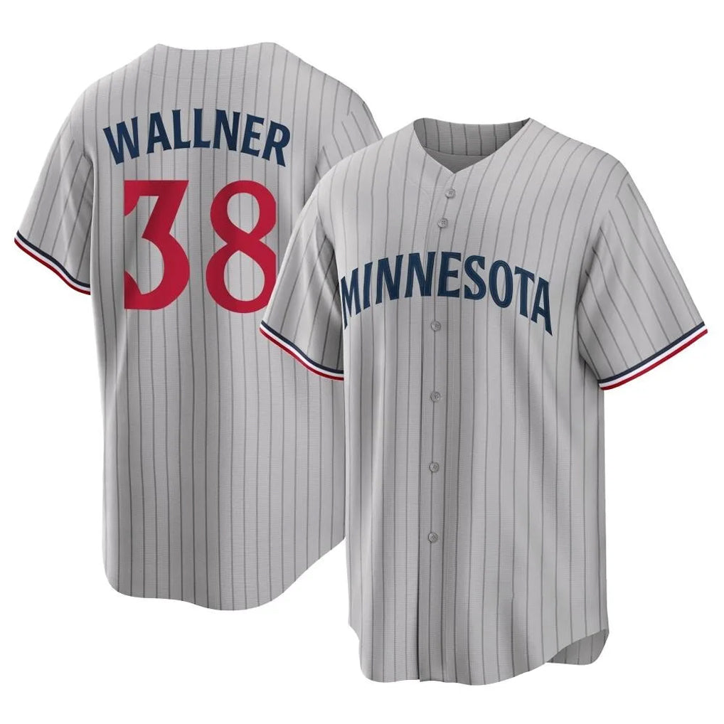 tocy M.Twins #38 Matt Wallner Player Gray Game Limited Home Stitched Jerseys