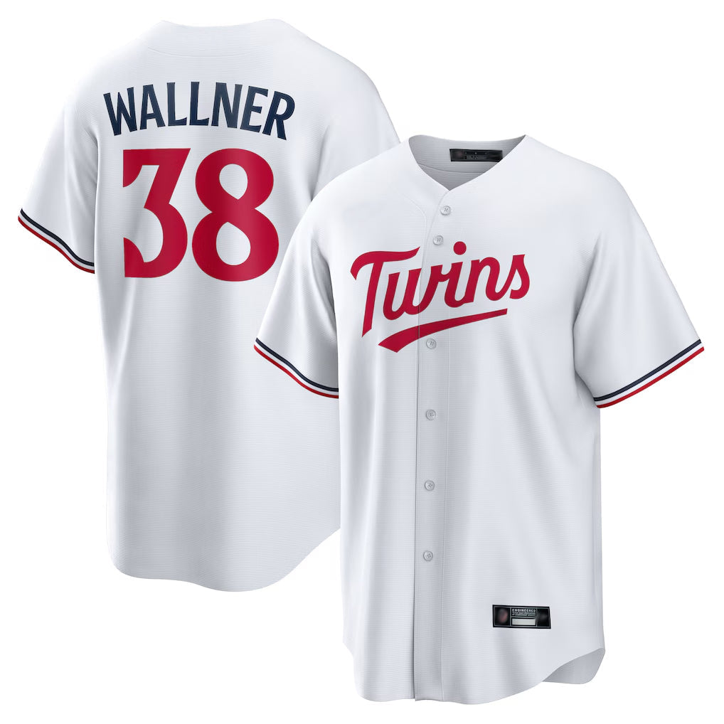 tocy M.Twins #38 Matt Wallner Player White Home Game Stitched Jerseys