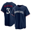 tocy M.Twins #3 Harmon Killebrew Player Navy Replica Alternate Home Stitched Jerseys