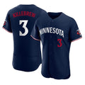 tocy M.Twins #3 Harmon Killebrew Player Navy Replica Home Limited Elite Stitched Jerseys