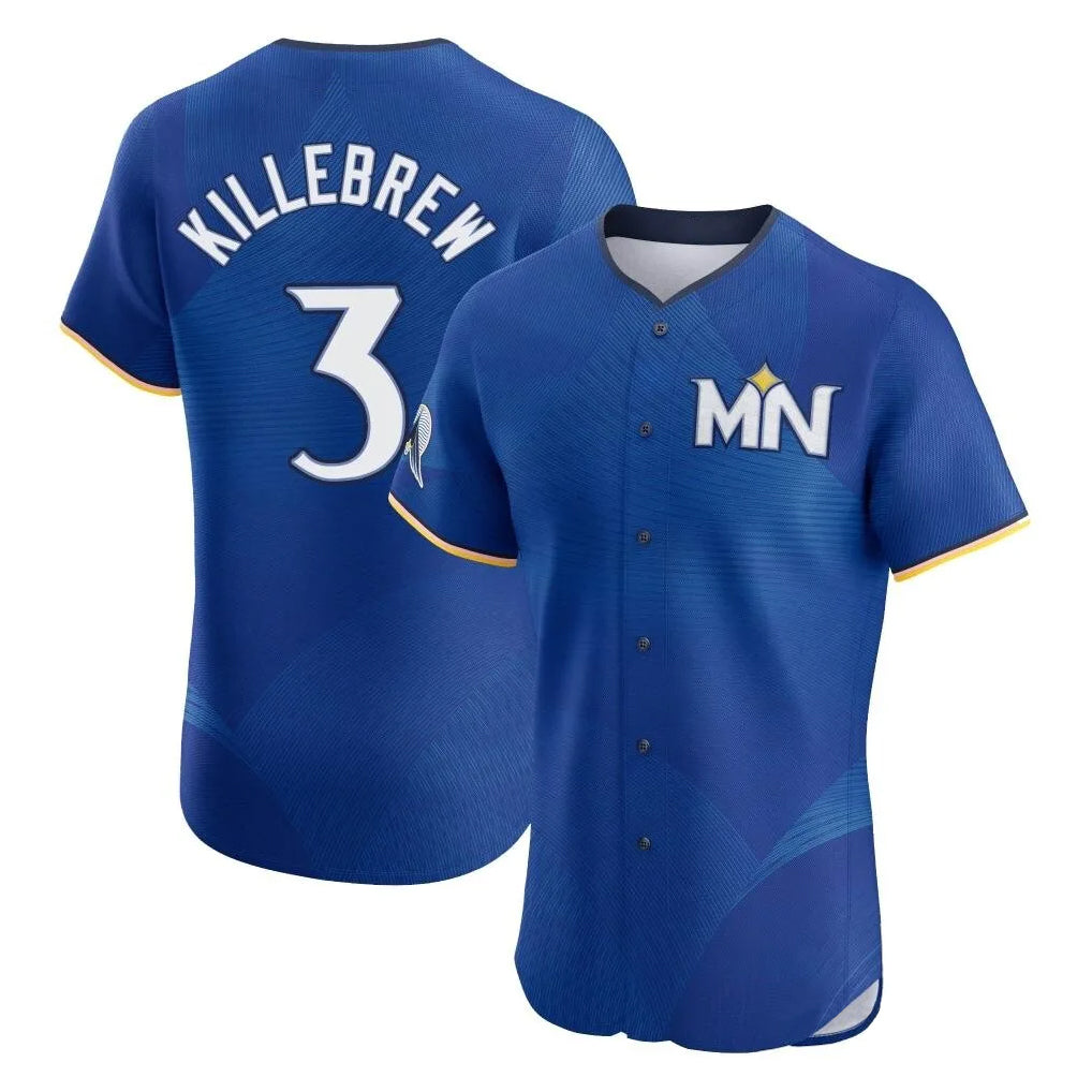 tocy M.Twins #3 Harmon Killebrew Player Royal City Connect Limited Elite Home Stitched Jerseys