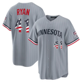 tocy M.Twins #41 Joe Ryan Gray USA 250 Fourth of July Road Stadium Jersey