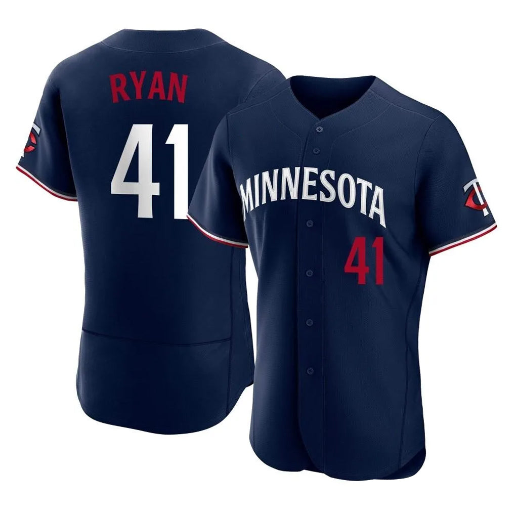 tocy M.Twins #41 Joe Ryan Player Navy Replica Home Limited Elite Stitched Jerseys