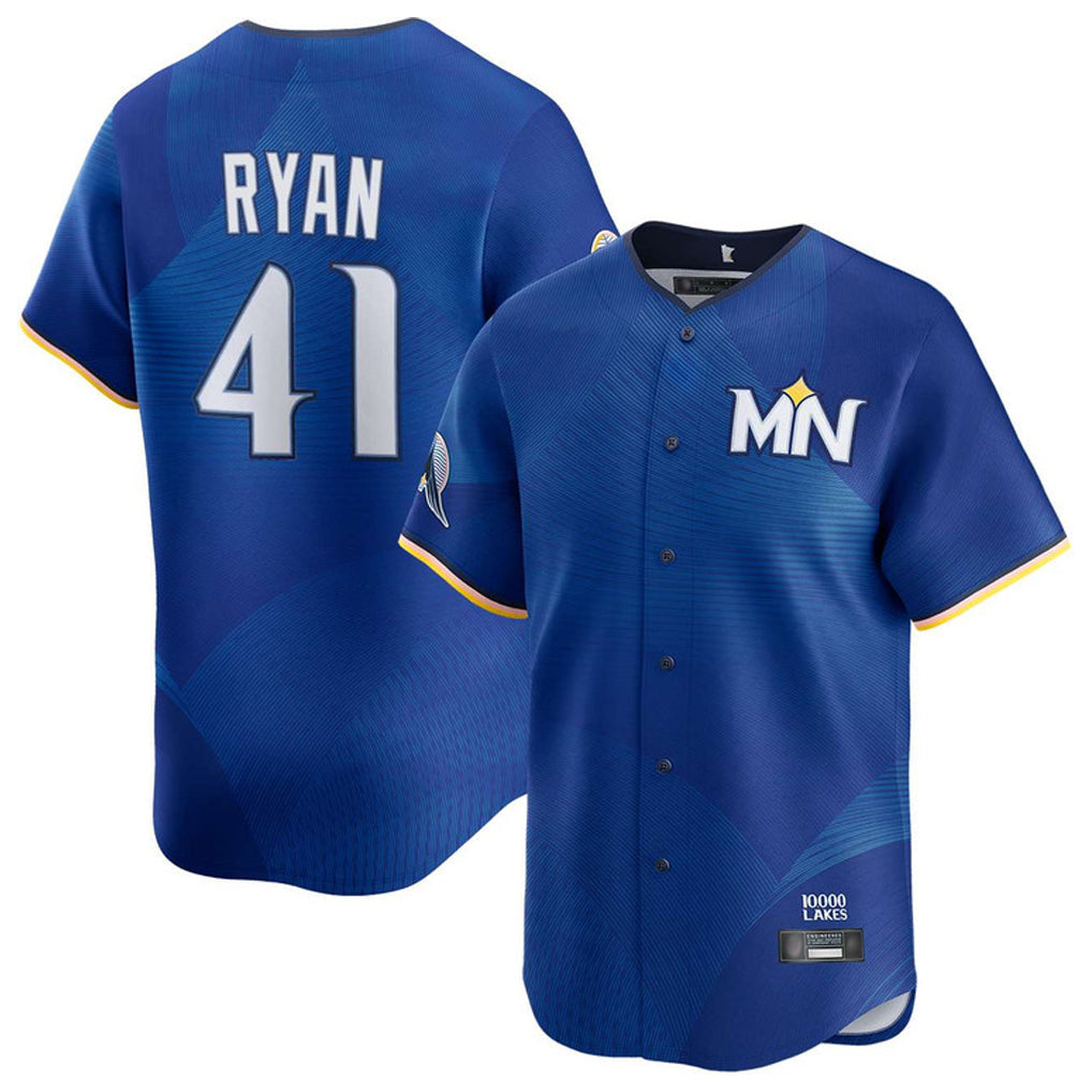 tocy M.Twins #41 Joe Ryan Player Royal City Connect Limited Home Stitched Jerseys
