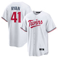 tocy M.Twins #41 Joe Ryan Player White Home Game Stitched Jerseys