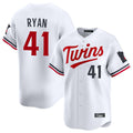 tocy M.Twins #41 Joe Ryan Player White Home Limited Stitched Jerseys