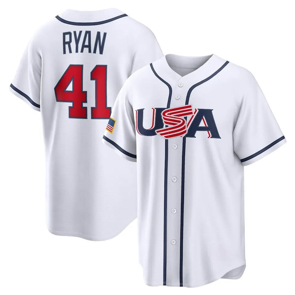 tocy M.Twins #41 Joe Ryan Player White USA 2026 World Classic Limited Home Stitched Jerseys