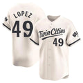 tocy M.Twins #49 Pablo Lopez Player Cream Home Limited Stitched Jerseys