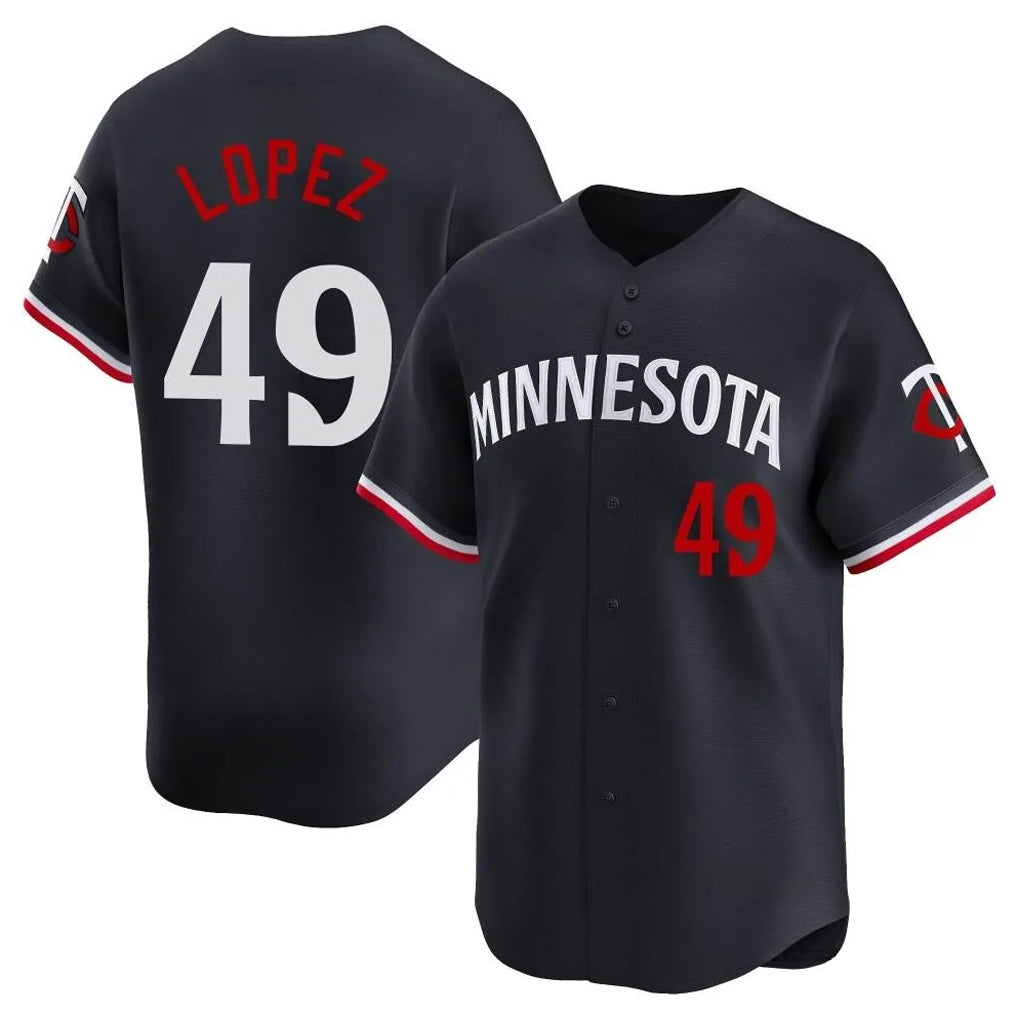 tocy M.Twins #49 Pablo Lopez Player Navy Home Limited Stitched Jerseys