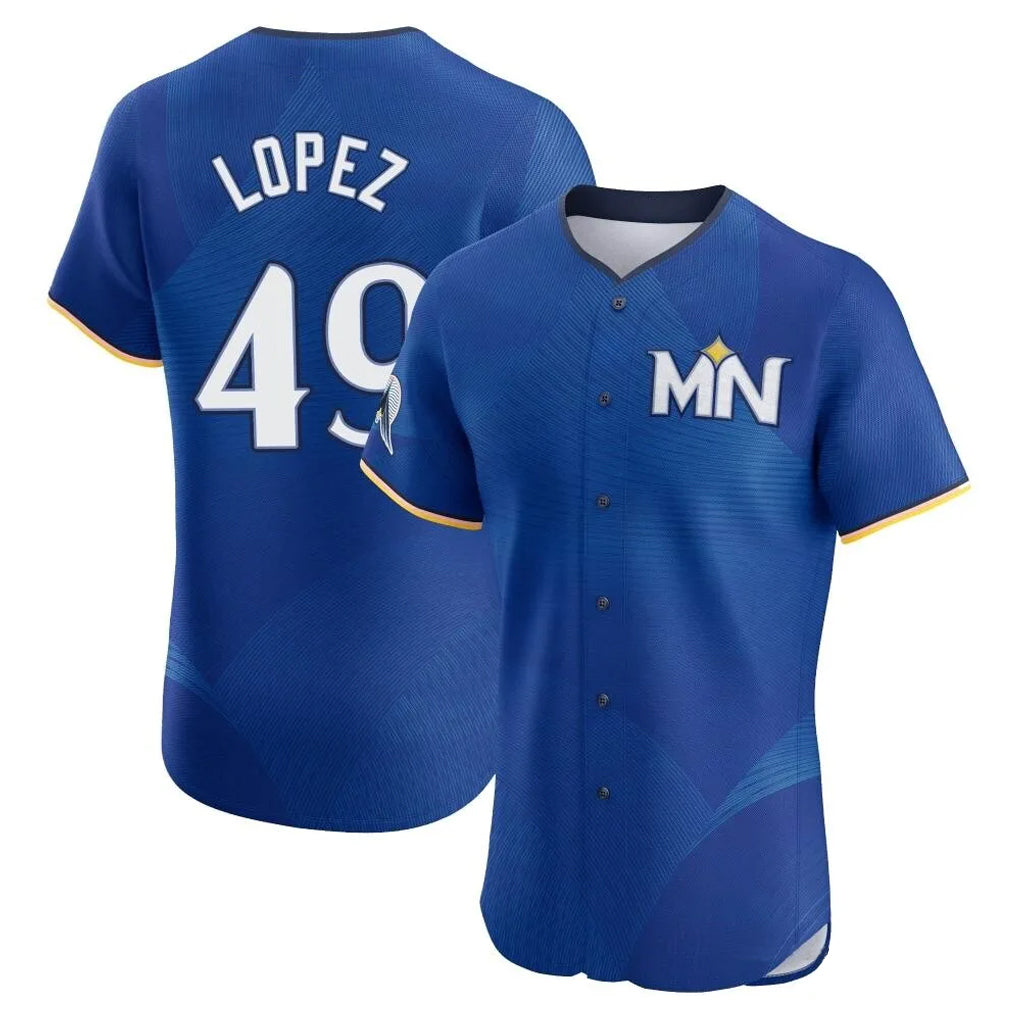 tocy M.Twins #49 Pablo Lopez Player Royal City Connect Limited Elite Home Stitched Jerseys