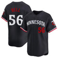 tocy M.Twins #56 Josh Bell Player Navy Home Limited Stitched Jerseys