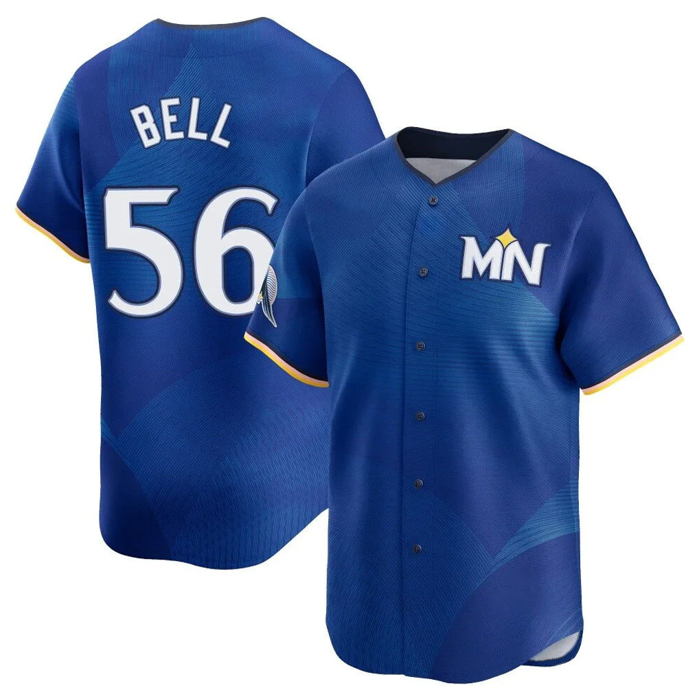 tocy M.Twins #56 Josh Bell Player Royal City Connect Limited Home Stitched Jerseys