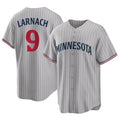 tocy M.Twins #9 Trevor Larnach Player Gray Game Limited Home Stitched Jerseys