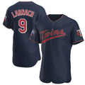 tocy M.Twins #9 Trevor Larnach Player Navy 60th Home Limited Elite Stitched Jerseys