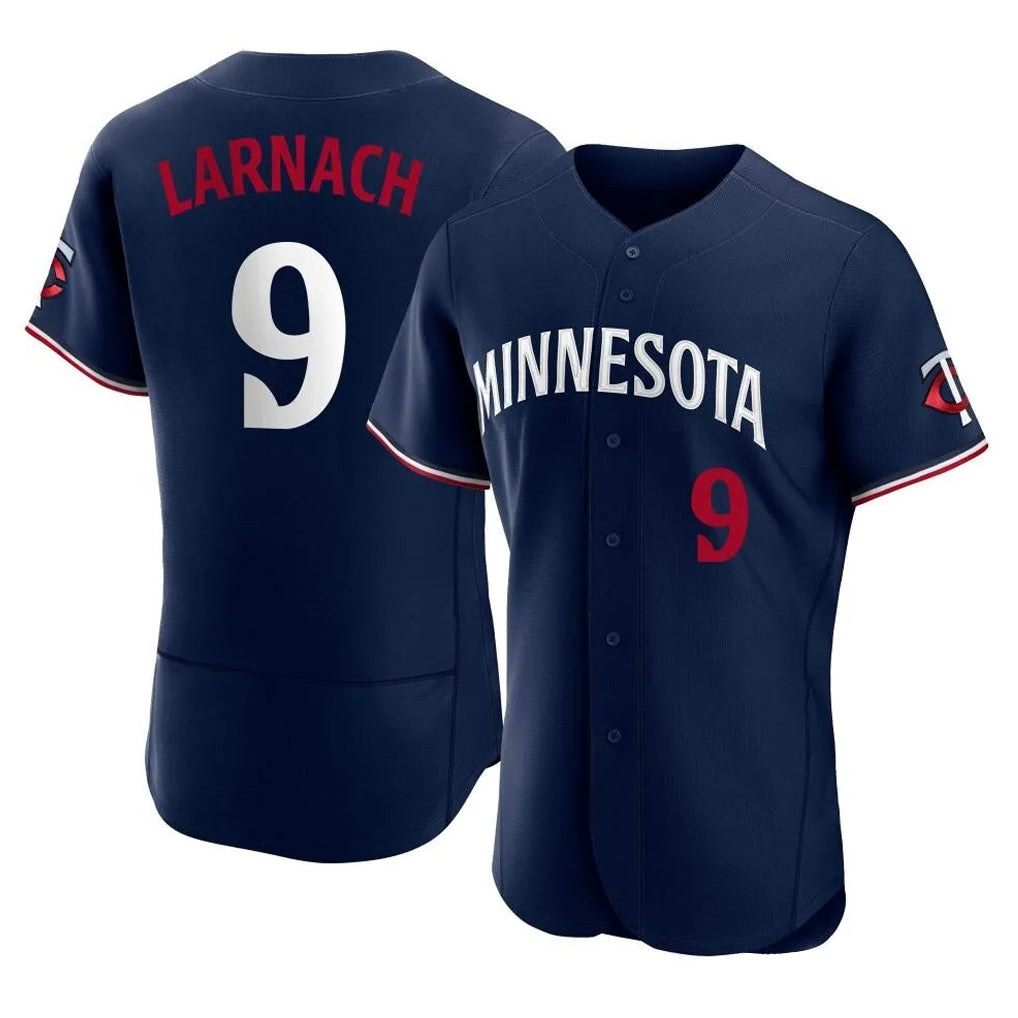 tocy M.Twins #9 Trevor Larnach Player Navy Replica Home Limited Elite Stitched Jerseys