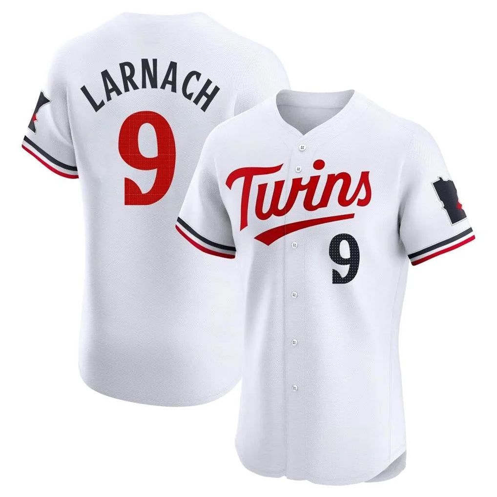 tocy M.Twins #9 Trevor Larnach Player White Home Limited Elite Stitched Jerseys