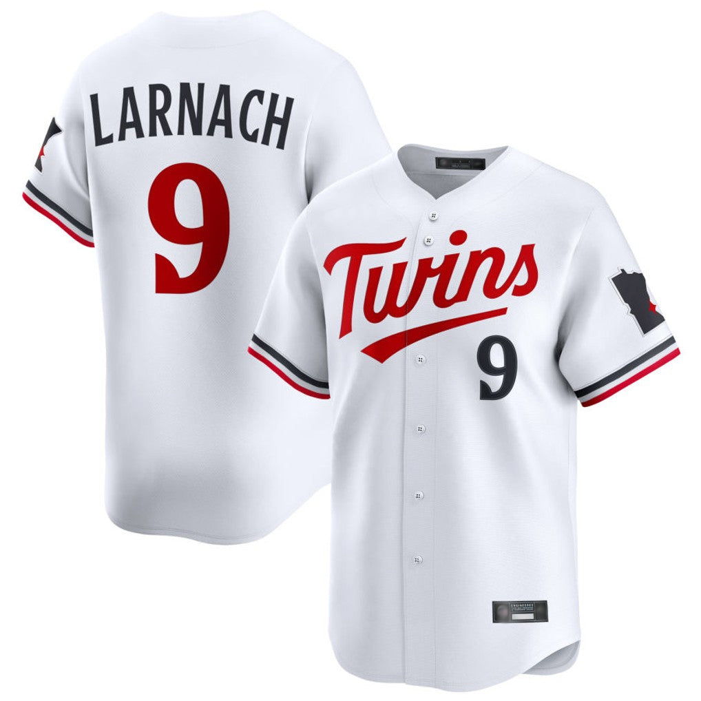 tocy M.Twins #9 Trevor Larnach Player White Home Limited Stitched Jerseys