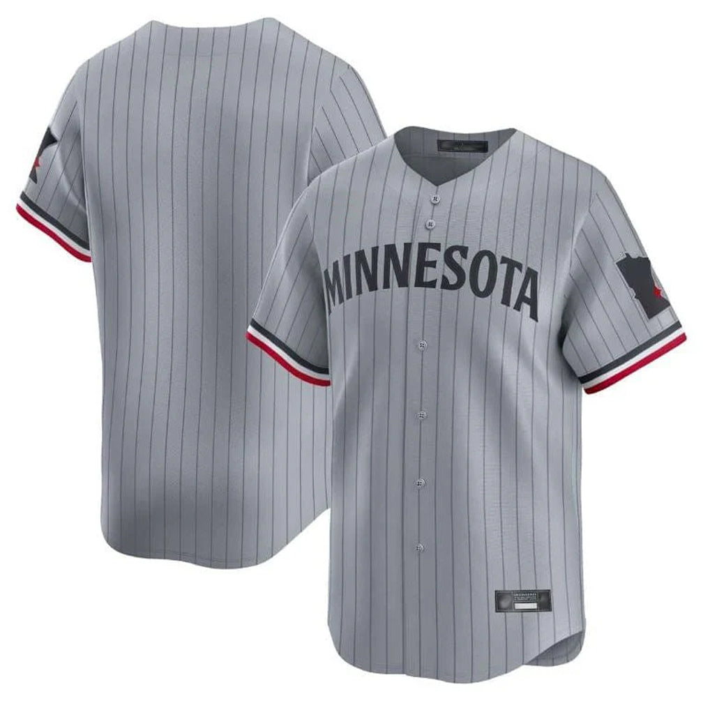 tocy Minnesota Twins Blank Player Gray Home Limited Stitched Jerseys