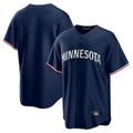 tocy Minnesota Twins Blank Player Navy Replica Alternate Home Stitched Jerseys