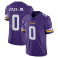 Tocy MN.Vikings #0 Ivan Pace Jr. Player Purple Limited Vapor Untouchable Home Game Stitched Jerseys