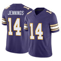 Tocy MN.Vikings #14 Jauan Jennings Player Purple Limited Classic Vapor F.U.S.E. Home Game Stitched Jerseys