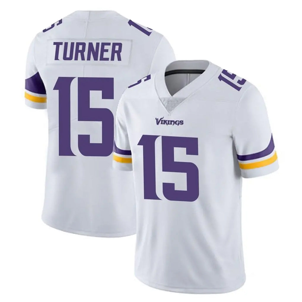 Tocy MN.Vikings #15 Dallas Turner Player White Limited Vapor Untouchable Home Game Stitched Jerseys