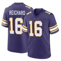 Tocy MN.Vikings #16 Will Reichard Player Purple Classic Home Game Stitched Jerseys