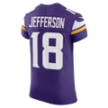 tocy MN.Vikings #18 Justin Jefferson Purple Team Vapor F.U.S.E. Elite Stitched Jersey